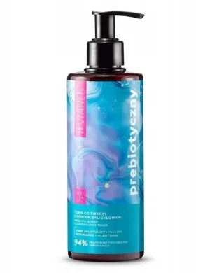 Tonic facial prebiotic Vianek cu acid salicilic, 300 ml