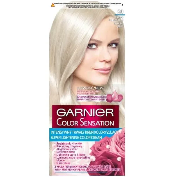 Garnier Color Sensation Super Brightening Colour Cream S9 Silver Ash Blonde — preț și oferte