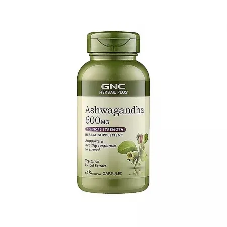 GNC Herbal Plus Ashwagandha 600 mg – 60 capsule — preț și oferte