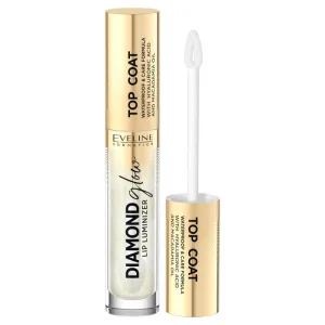 Eveline Cosmetics luciu de buze cu acid hialuronic 12 cu praf auriu, 4,5 ml