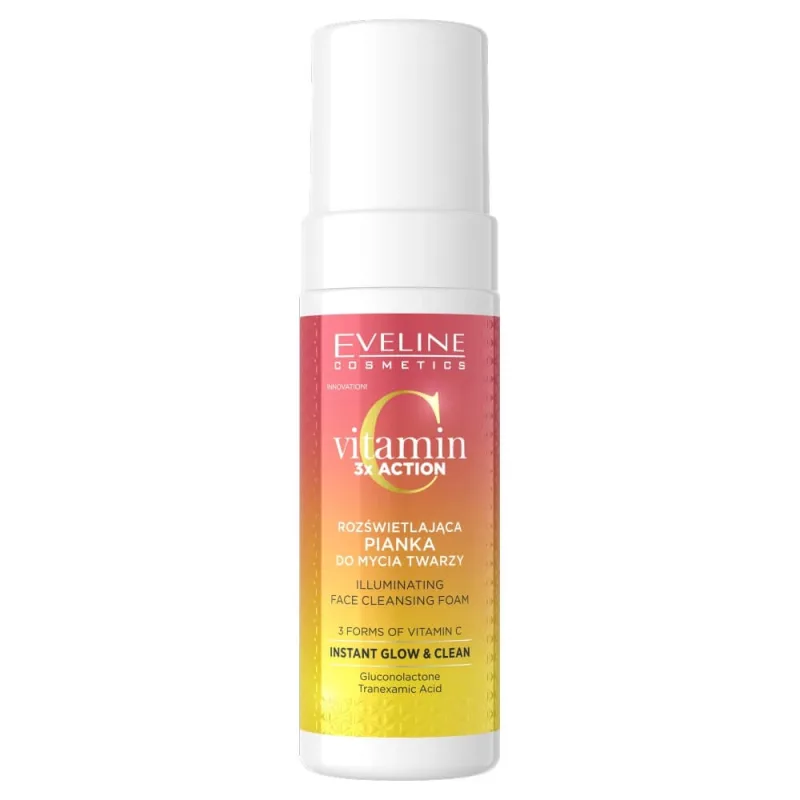 Eveline Cosmetics Vitamin C 3x Action Illuminating Foaming Facial Cleanser, 150 ml — preț și oferte
