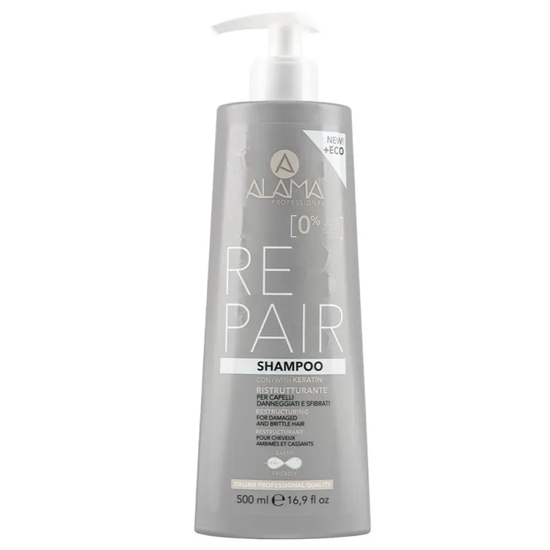 Șampon Alama Repair Keratin pentru păr deteriorat, 500 ml — preț și oferte