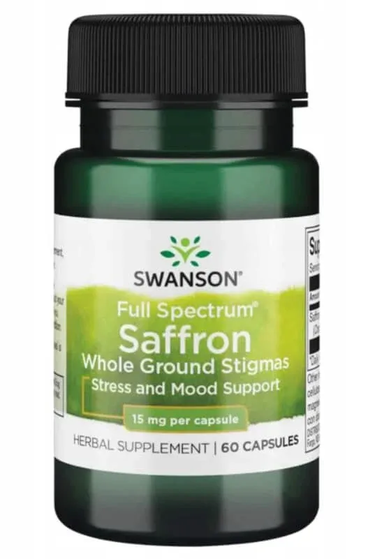 Swanson Șofran cu spectru complet, 60 capsule — preț și oferte