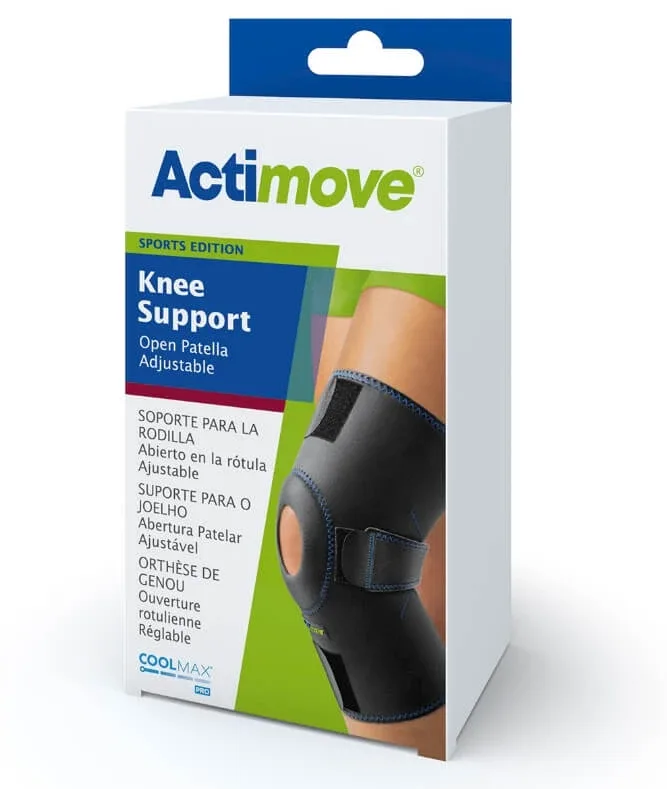 Actimove Suport pentru genunchi Open Patella Suport pentru genunchi reglabil negru universal — preț și oferte