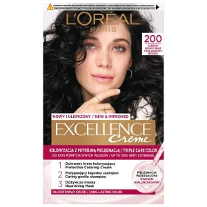 L Oreal Paris Excellence Creme Hair Colour 200 Deep Dark Brown