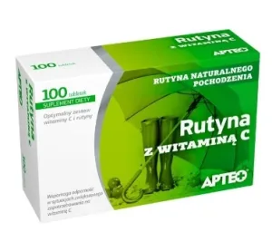 Apteo, Rutin cu vitamina C, 100 comprimate