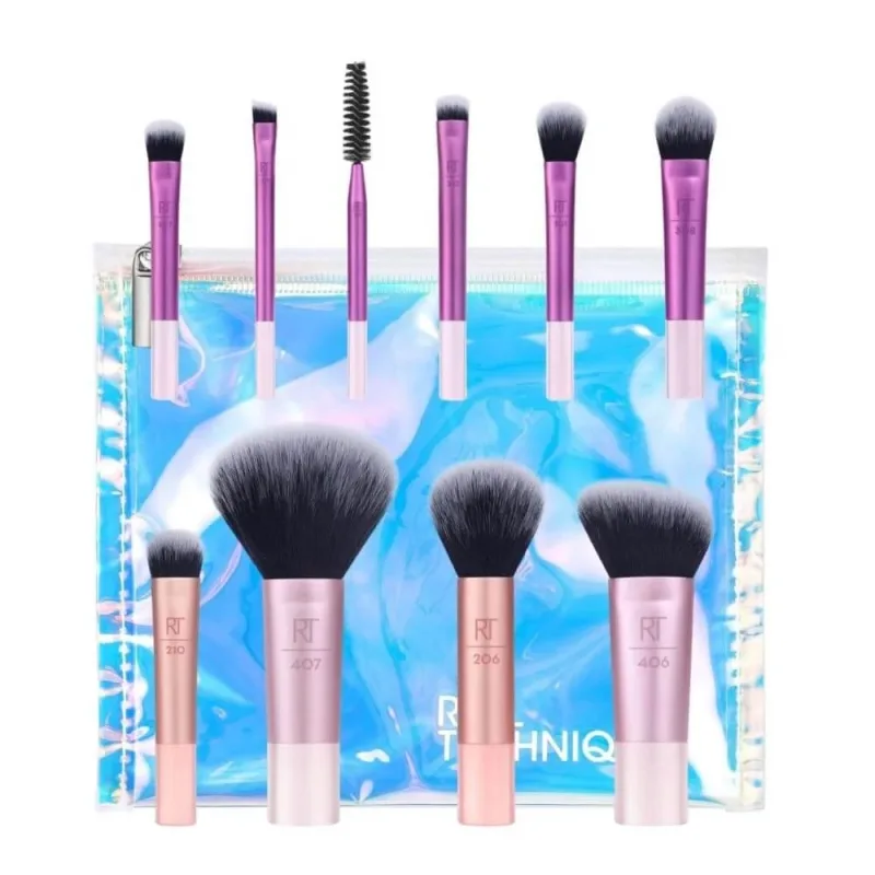 Real Techniques Travel Fantasy Mini Brush Set, 10 piese — preț și oferte