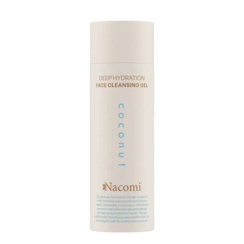 Gel de spălare a feței cu nucă de cocos pentru hidratare profundă Nacomi, 150 ml — preț și oferte