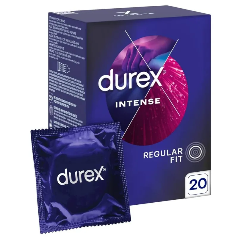 Prezervative Durex Intense Stimulating, 20 bucăți — preț și oferte