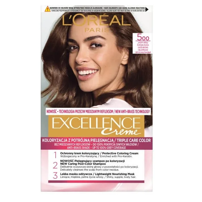 L Oreal Paris Excellence Creme Culoare de păr 500 Light Brown — preț și oferte