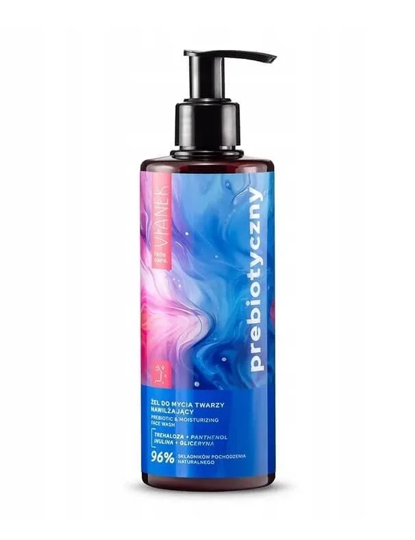 Gel hidratant de spălare a feței Vianek Prebiotic, 300 ml — preț și oferte