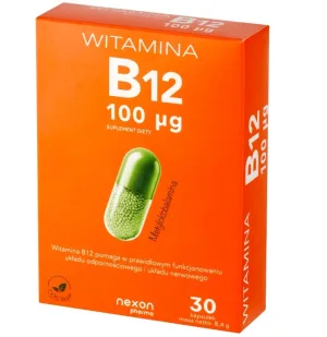 Nexon Pharma Vitamina B12 100 mcg, 30 capsule
