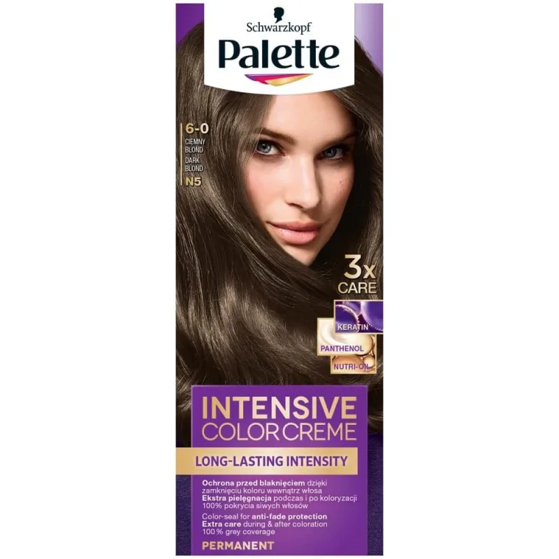 Palette Intensive Color Creme Colorant de păr 6-0 (N5) Blond închis — preț și oferte