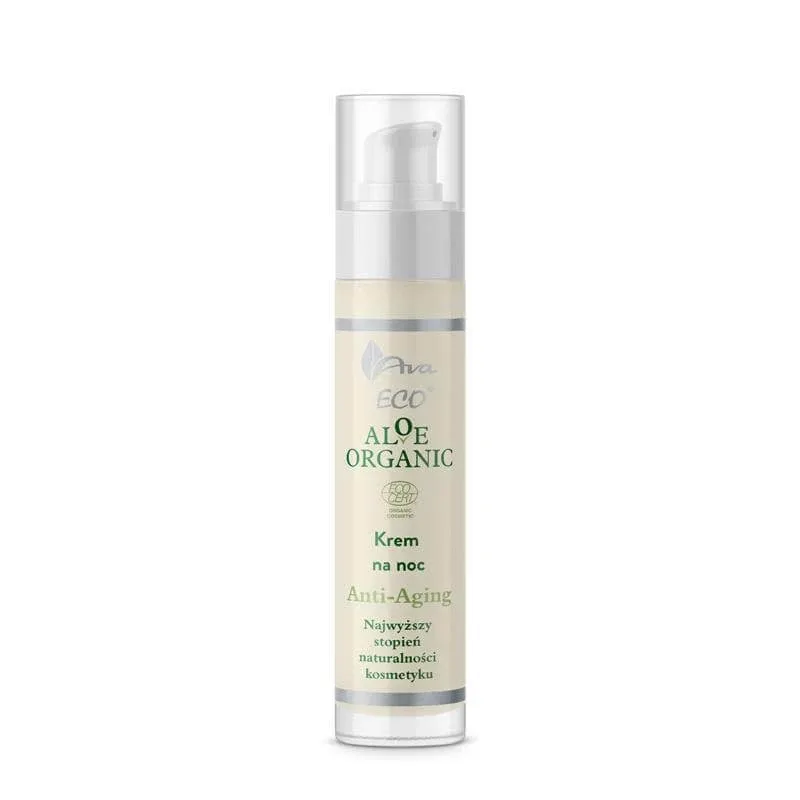 AVA Eco, Aloe Organic, Cremă de noapte anti-îmbătrânire, 50 ml — preț și oferte
