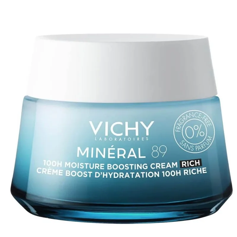 Vichy Mineral 89 Cremă bogată hidratantă și reconstructivă 100h, 50 ml — preț și oferte