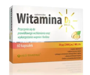 Vitamina D3 2000 UI, 60 capsule