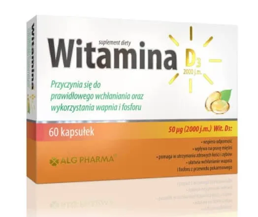 Vitamina D3 2000 UI, 60 capsule Nexon Pharma — preț și oferte