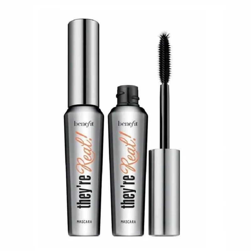 Benefit Lashes With Altitude Travel Set Mascara de alungire negru, 2x8.5g — preț și oferte