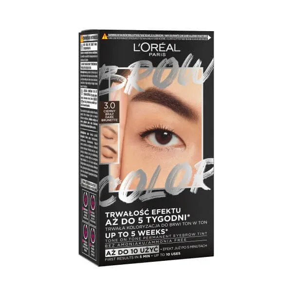 Kit de culoare pentru sprâncene L Oreal Paris 3.0 Brunet închis — preț și oferte