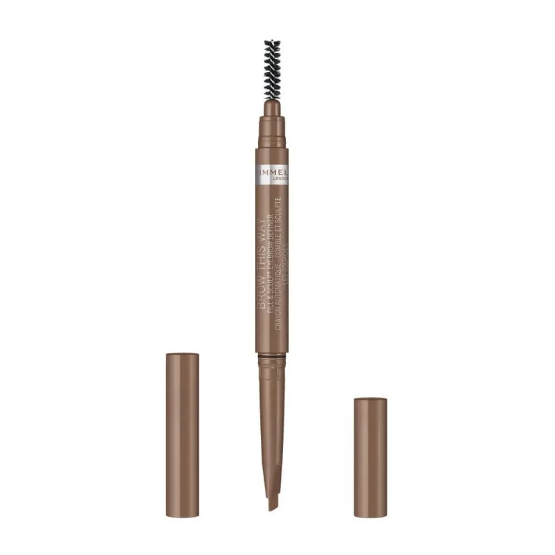 Rimmel Automatic Creion de sprâncene cu formulă vegană 001 Blonde, 0.25 g Rimmel London — preț și oferte