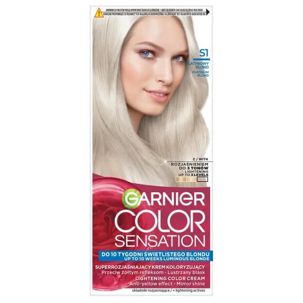 Garnier Color Sensation Super Brightening Colour Cream S1 Platinum Blonde — preț și oferte