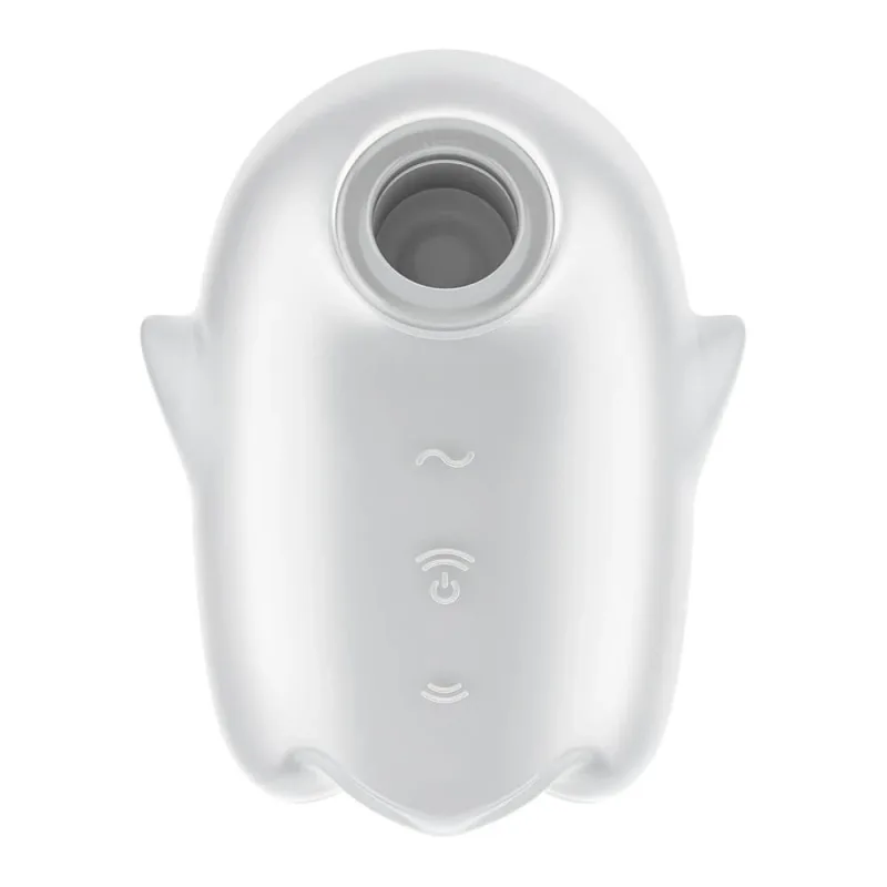 Satisfyer Glowing Ghost Aspirator Vibrator Alb — preț și oferte