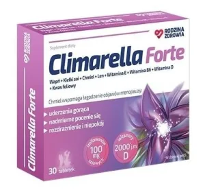 Health Family Climarella Forte, 30 comprimate