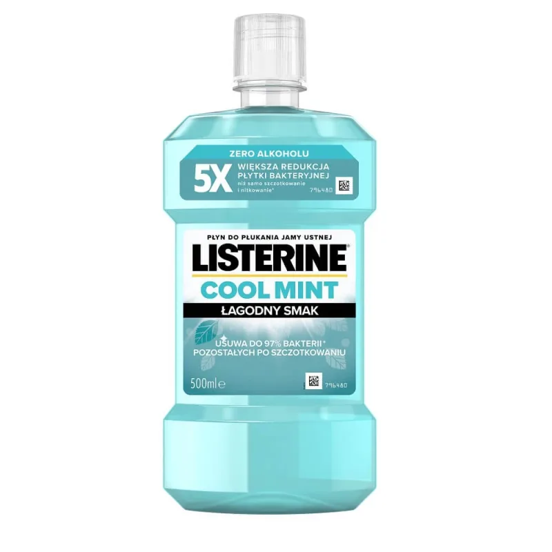 Apă de gură Listerine Cool Mint Gust delicat, 500 ml — preț și oferte