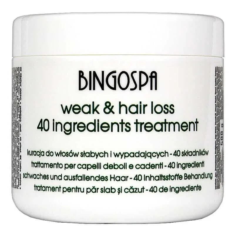 BingoSpa Tratament pentru păr 40 ingrediente active, 500g Bingo Cosmetics — preț și oferte