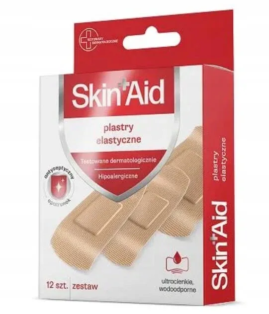 Skin Aid Plasturi elastici, 12 buc Rodzina Zdrowia — preț și oferte