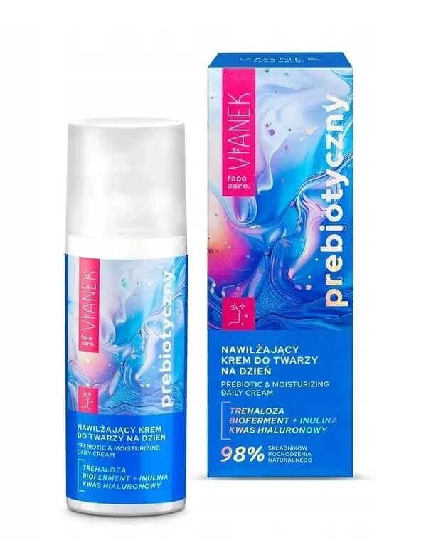 Cremă de zi hidratantă prebiotică Vianek, 50 ml — preț și oferte