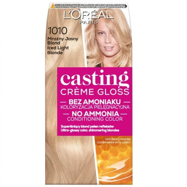 L oreal Casting Creme Gloss culoare 1010 Iced Light Blonde, 140 ml L'Oréal Paris — preț și oferte