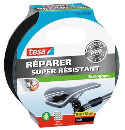 Bandă de reparații superrezistentă Tesa negru 10 m x 38 mm, 1 buc — preț și oferte