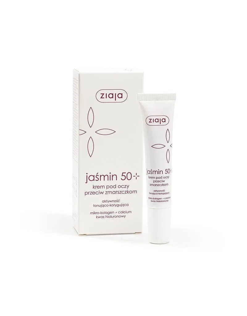 Ziaja Jasmine Cremă antirid pentru ochi și pleoape 50+, 15ml — preț și oferte