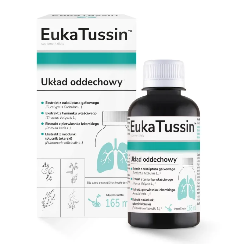 EukaTussin Trusă de prim ajutor pentru acasă, 165 ml Domowa Apteczka — preț și oferte