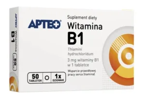 Apteo Vitamina B1 3mg, 50 comprimate