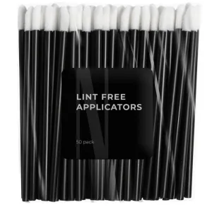 Aplicatoare Nanolash Lint Free Aplicatoare de velur pentru gene și sprâncene, 50 bucăți