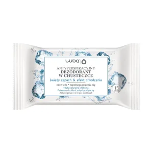 Șervețele antiperspirante Luba Parfum proaspăt amp; Efect de răcire, 15 buc