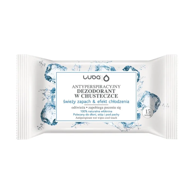 Șervețele antiperspirante Luba Parfum proaspăt amp; Efect de răcire, 15 buc — preț și oferte