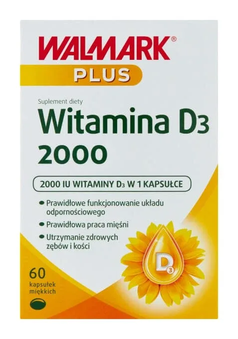 Walmark Plus Vitamina D3 2000, 60 capsule — preț și oferte