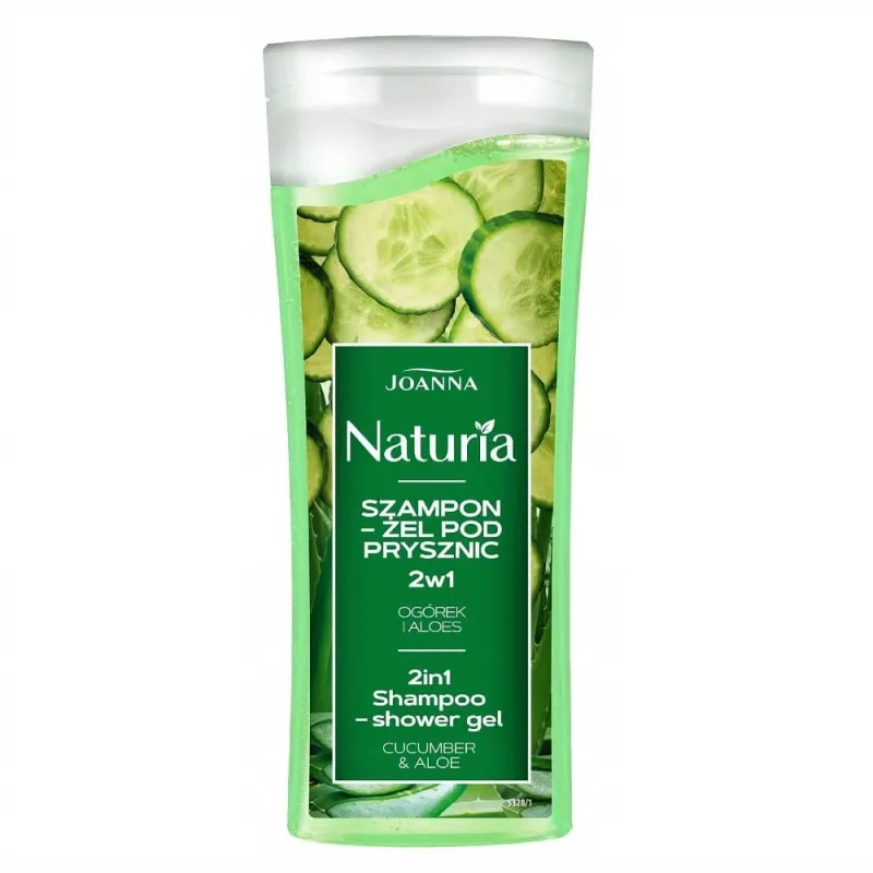 Joanna Naturia Șampon-Gel pentru duș 2in1 Castravete și Aloe Vera, 100 ml — preț și oferte
