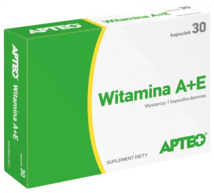 Vitamina A + E Apteo 30 capsule — preț și oferte