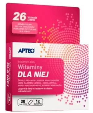 Apteo Vitamine pentru ea, 30 comprimate