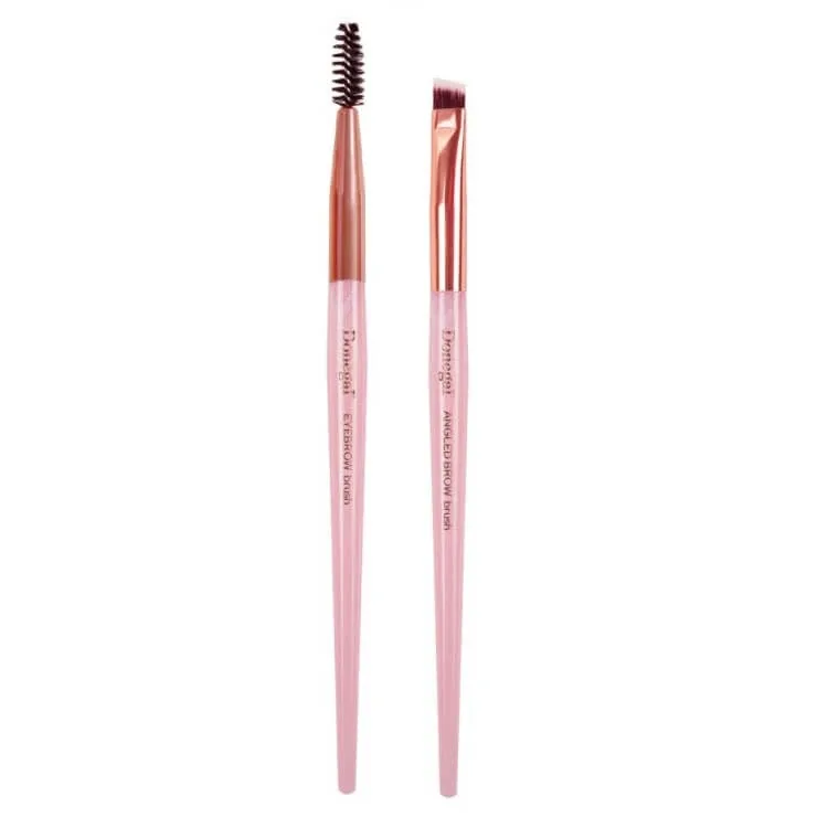 Donegal Mineral Pink Eyebrow Contouring Brush + Pensulă pentru sprâncene și gene — preț și oferte