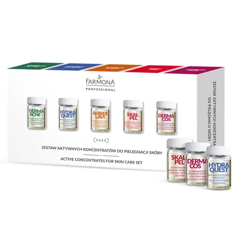 Farmona Professional Set de concentrate active pentru îngrijirea feței, 10 x 5 ml — preț și oferte