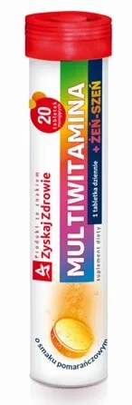 Multivitamine + Ginseng, 20 comprimate efervescente Zyskaj Zdrowie — preț și oferte