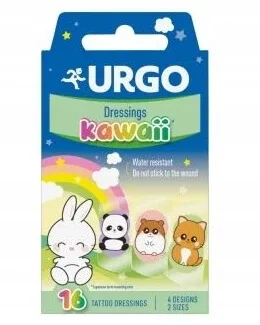 Urgo Kawaii Tattoo Dressings 3+ Pansamente pentru copii, 16 bucăți - Pe termen lung! — preț și oferte