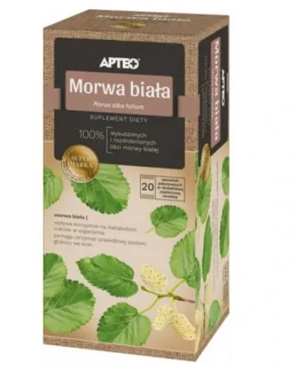 Apteo Mure albe, 20 pliculețe — preț și oferte
