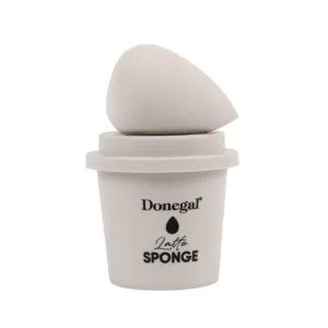 Burete de machiaj Donegal Morning Coffee cu cutie de burete Latte 4350