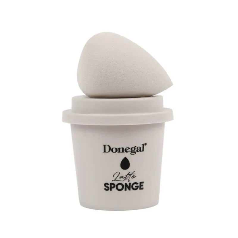 Burete de machiaj Donegal Morning Coffee cu cutie de burete Latte 4350 Hurtel — preț și oferte